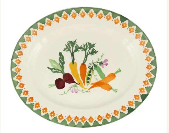 Carrots & Beets Medium Oval Platter