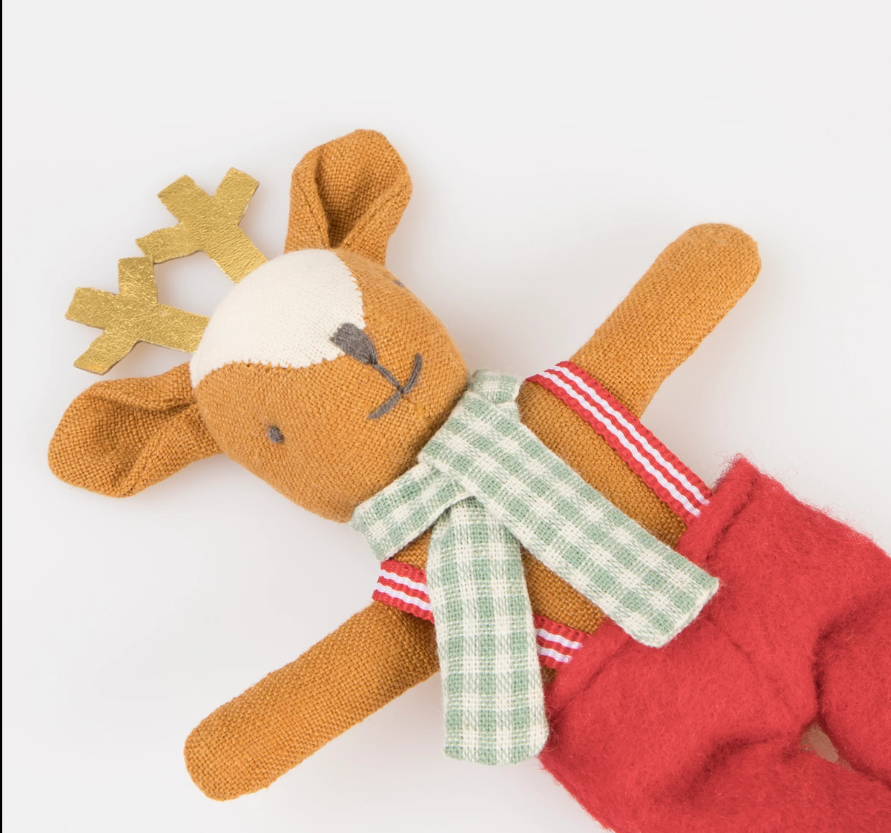 Reindeer Mini Doll & Suitcase