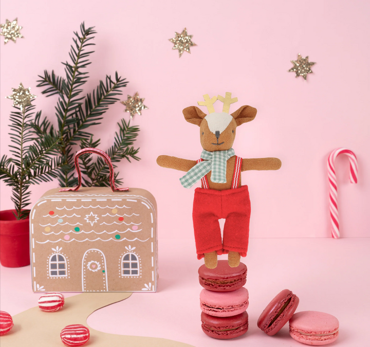 Reindeer Mini Doll & Suitcase