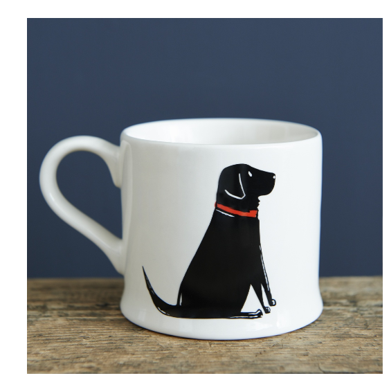 Black Labrador Mug Boxed - Single