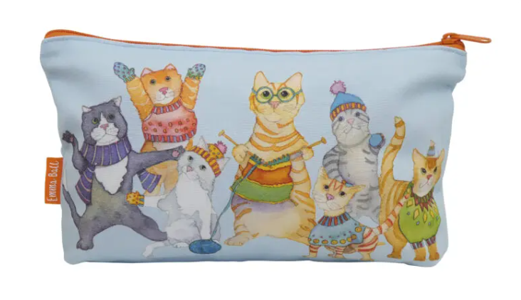 Kittens In Mittens Small Zipped Purse