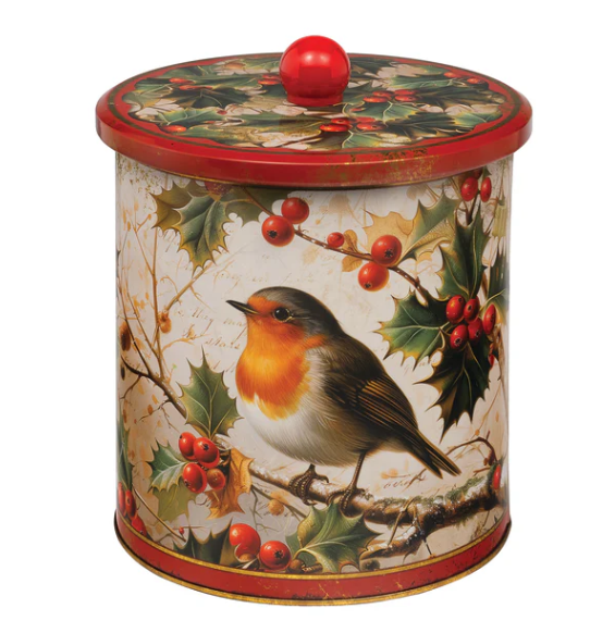Robins Nostalgia Christmas Biscuit Barrel