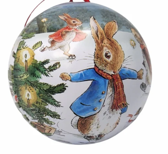 Peter Rabbit Christmas Tin Baubles