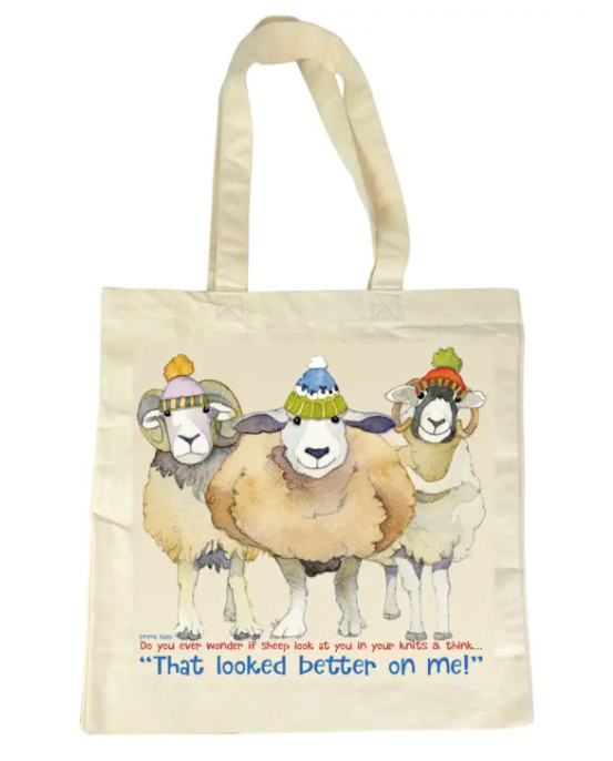 That Looked Better on Me!  - Happy Sheep Canvas Bag