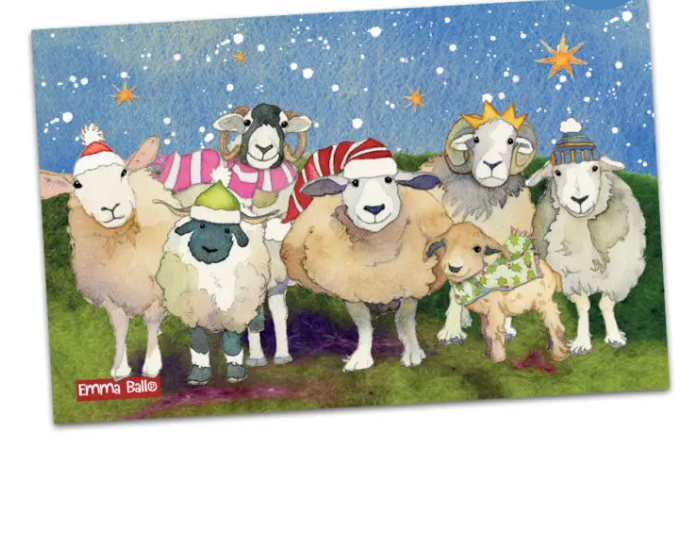 Christmas Sheep Tea Towel