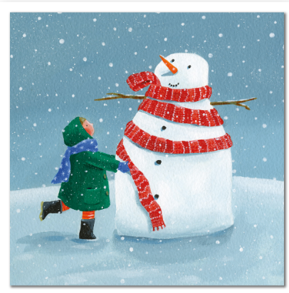 Dressing the Snowman Pack of 6 Christmas Cards