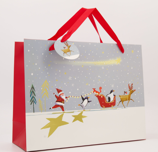 The Curious Inksmith Penguin Friends Shopper Gift Bag
