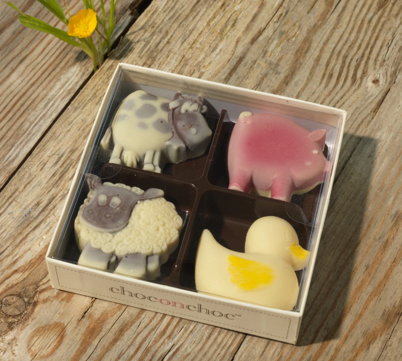 Chocolate Animals Farmyard Selection Four Box