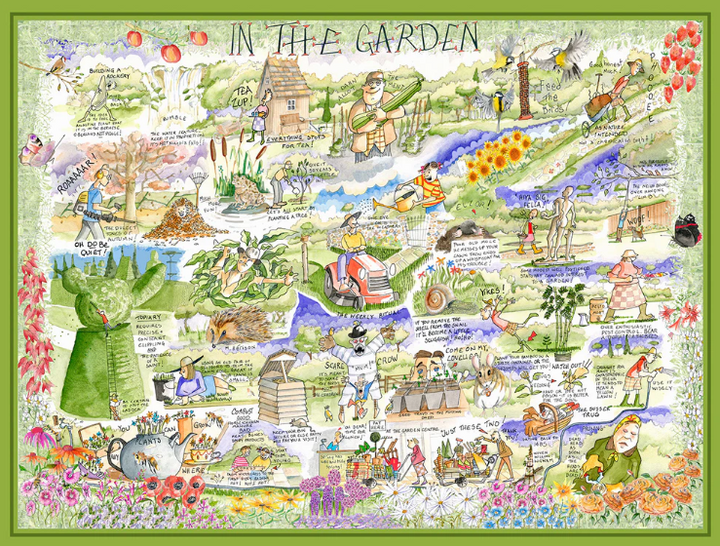 In The Garden 1000 Piece Jigsaw Puzzle