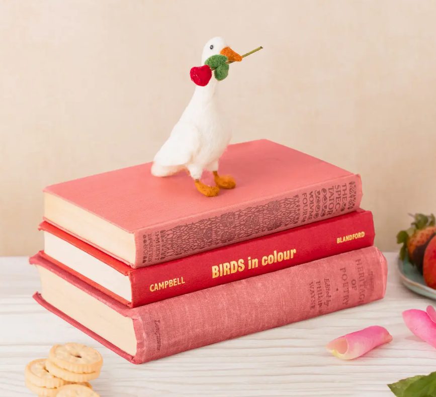 Romeo the Rose Holding Duck