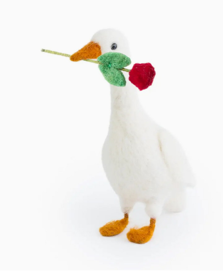 Romeo the Rose Holding Duck