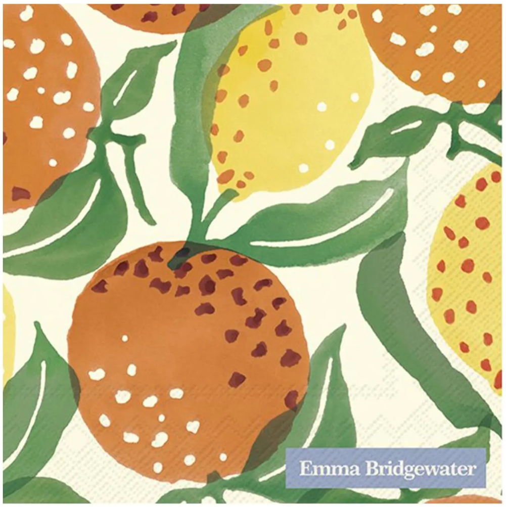Oranges & Lemons Napkins - Cocktail
