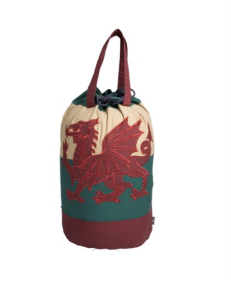 Welsh Dragon Vintage Duffle Bag