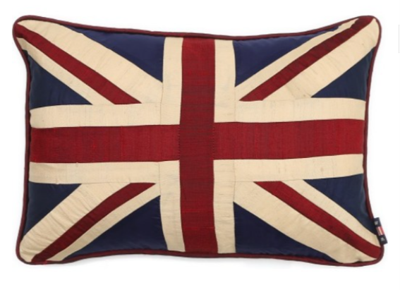 Union Jack Vintage 12 x 18 inch Silk Pillow