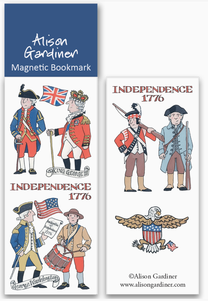 Independence Magnetic Bookmark