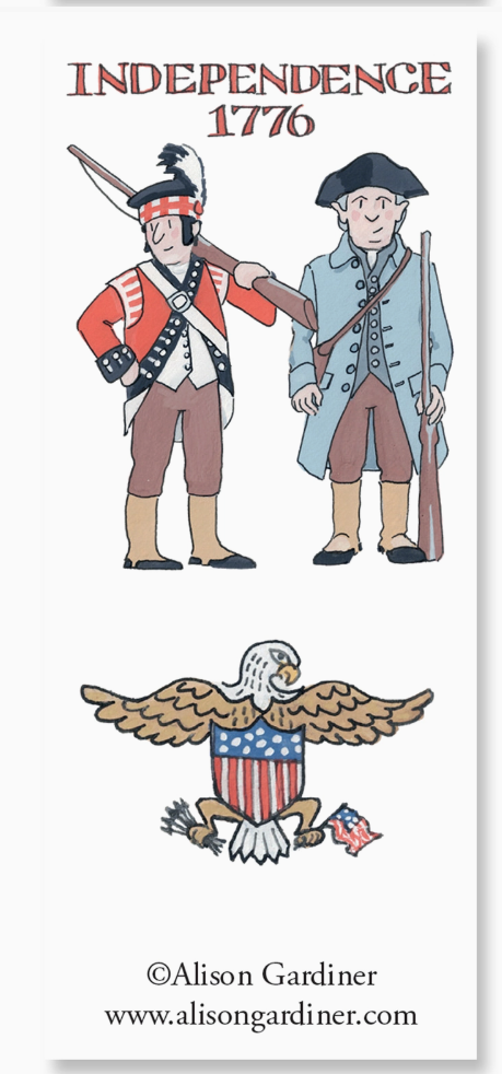 Independence Magnetic Bookmark
