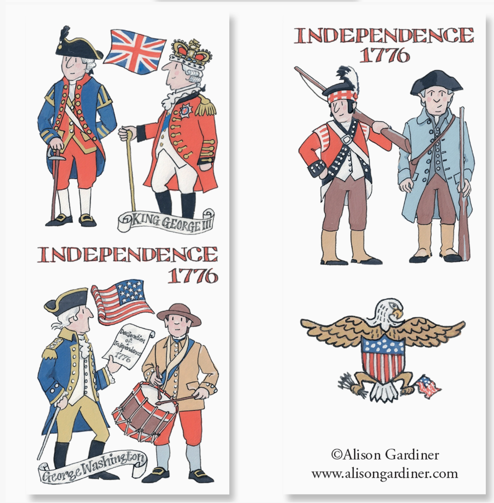 Independence Magnetic Bookmark