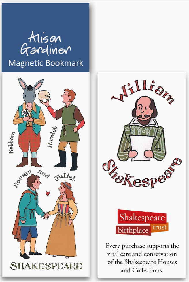 Shakespear Characters Magnetic Bookmark