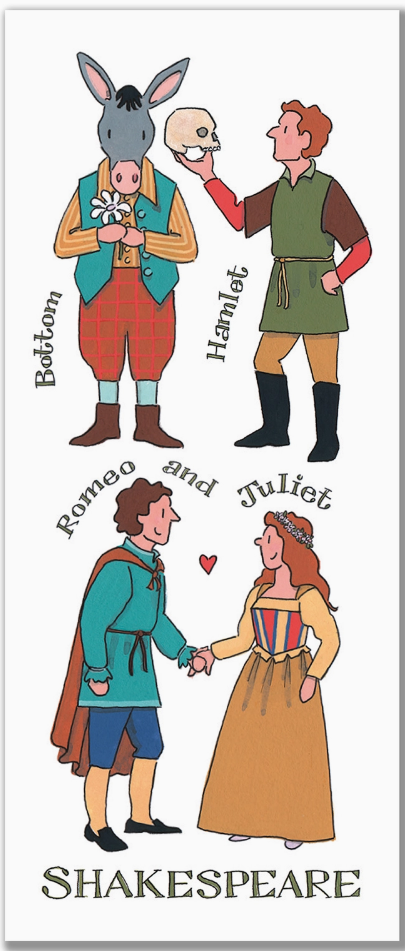 Shakespear Characters Magnetic Bookmark