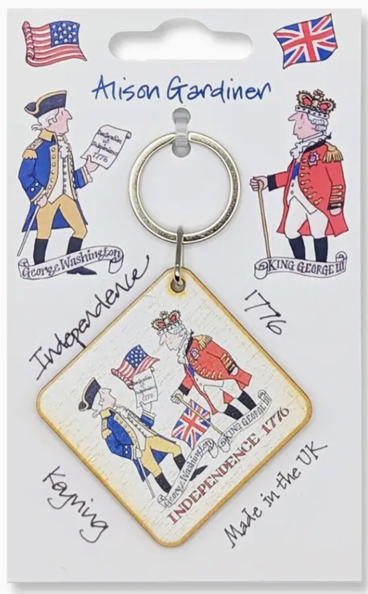 Independence Wooden Keyring