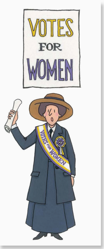 USA Suffragette Magnetic Bookmark II