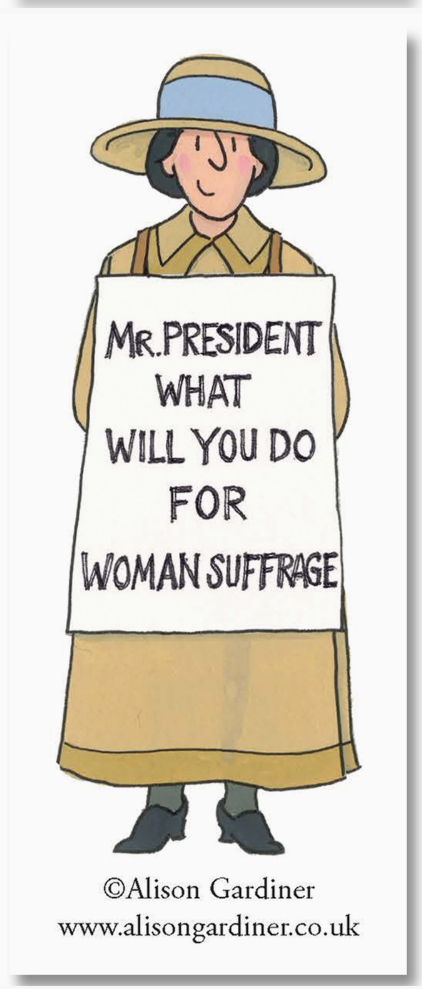 USA Suffragette Magnetic Bookmark II