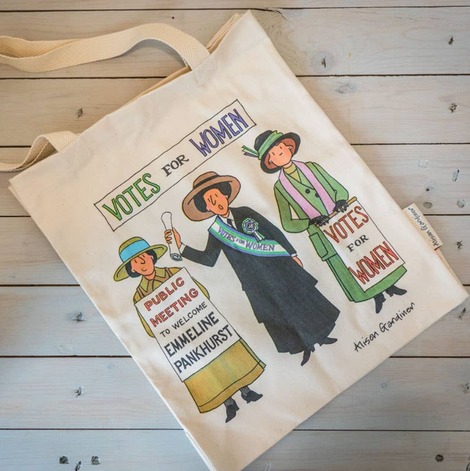 UK Suffragette Canvas Tote Bag