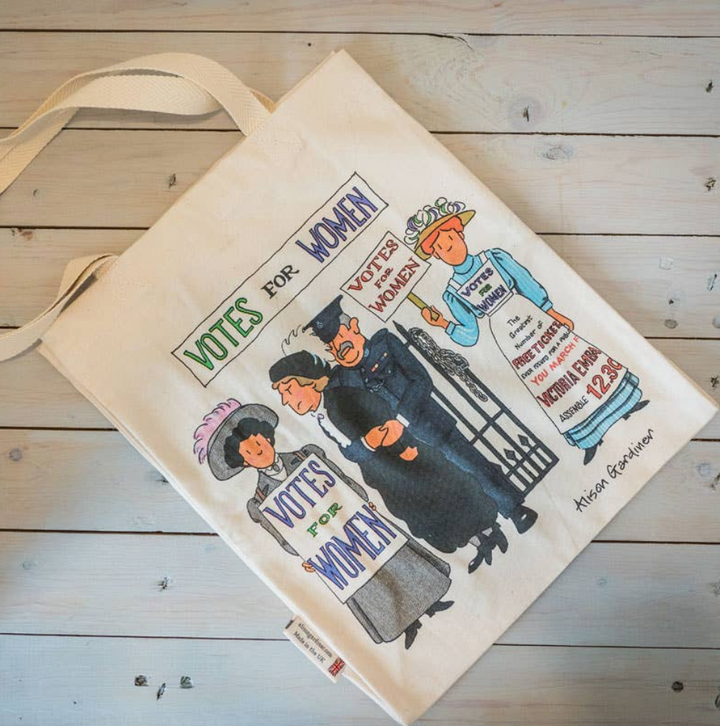 UK Suffragette Canvas Tote Bag
