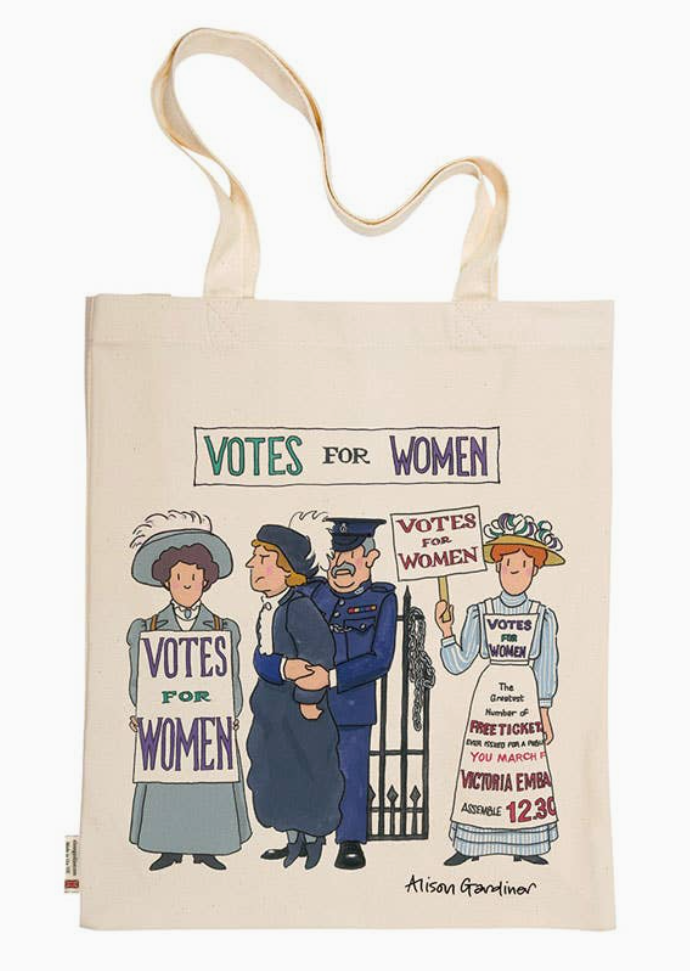 UK Suffragette Canvas Tote Bag