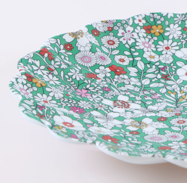 Liberty Garden Party Set of 6 Small Reusable Melamine Plates