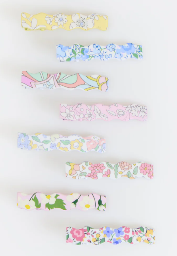 Liberty Wavy Hair Clips-Set of 8
