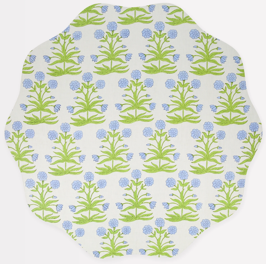 Molly Mahon Blue Flower Placemat