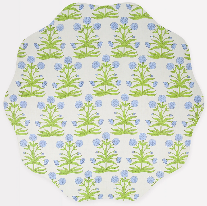 Molly Mahon Blue Flower Placemat