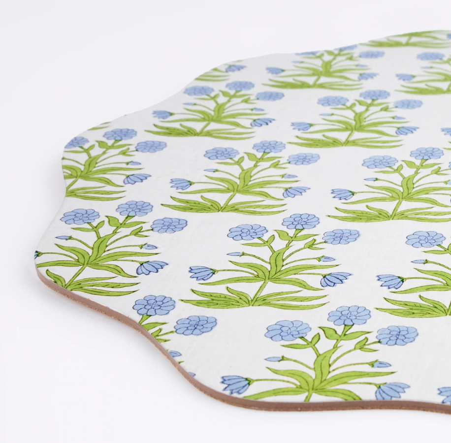 Molly Mahon Blue Flower Placemat