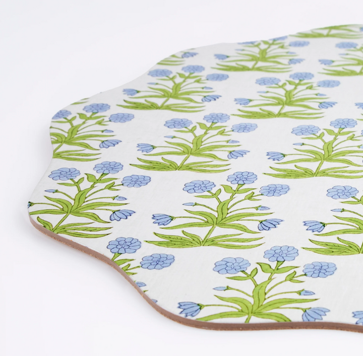 Molly Mahon Blue Flower Placemat