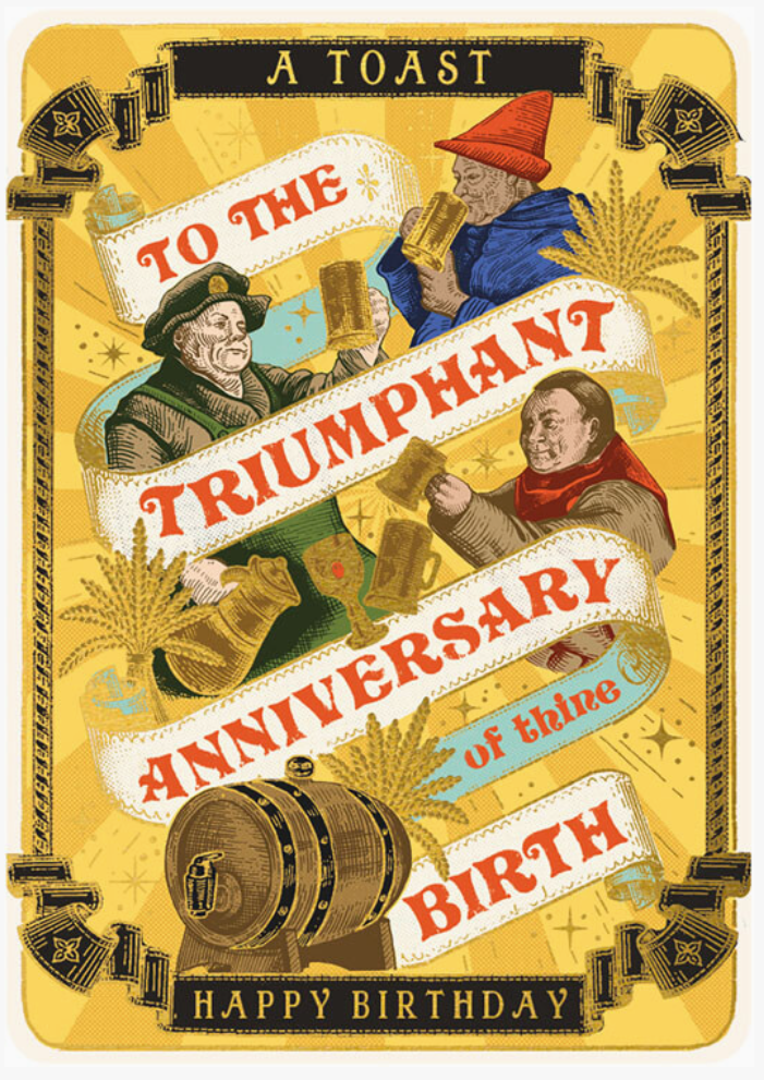 Triumphant Anniversary Birthday Greeting Card
