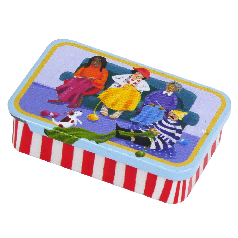The Fish's Knitting Group Mini Slider Tin
