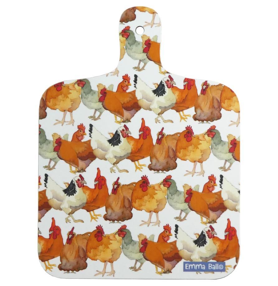 Chickens Mini Chopping Board