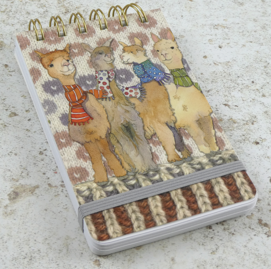 Alpacas & Friends Mini Spiral Pad