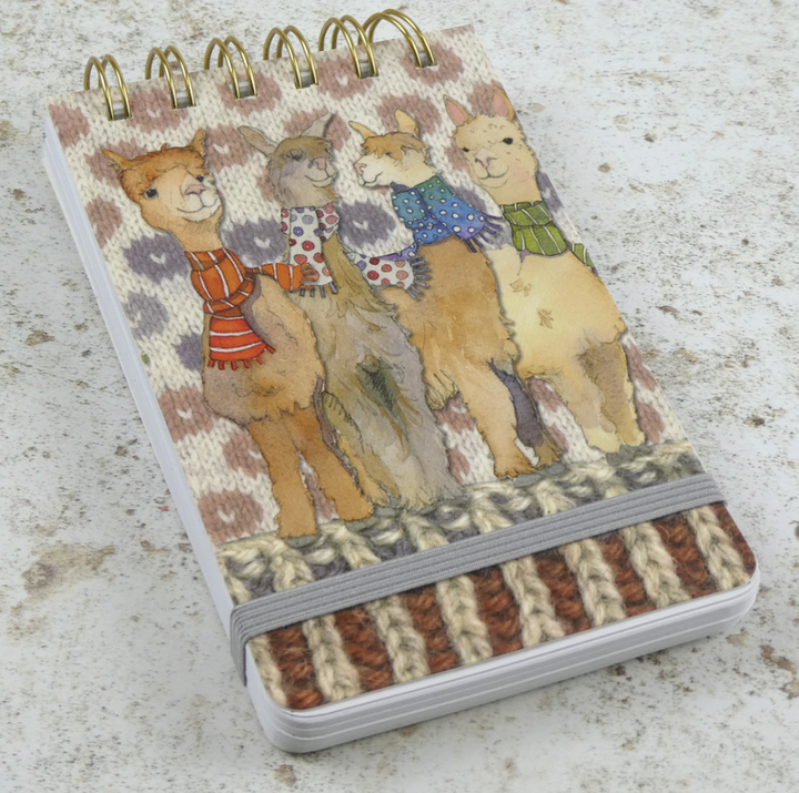 Alpacas & Friends Mini Spiral Pad