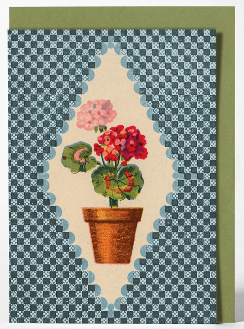 Geranium Greetings Card