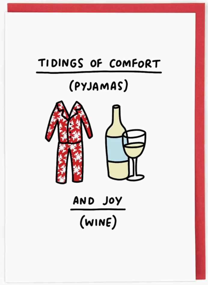 Comfort and Joy Card by Veronica Dearly