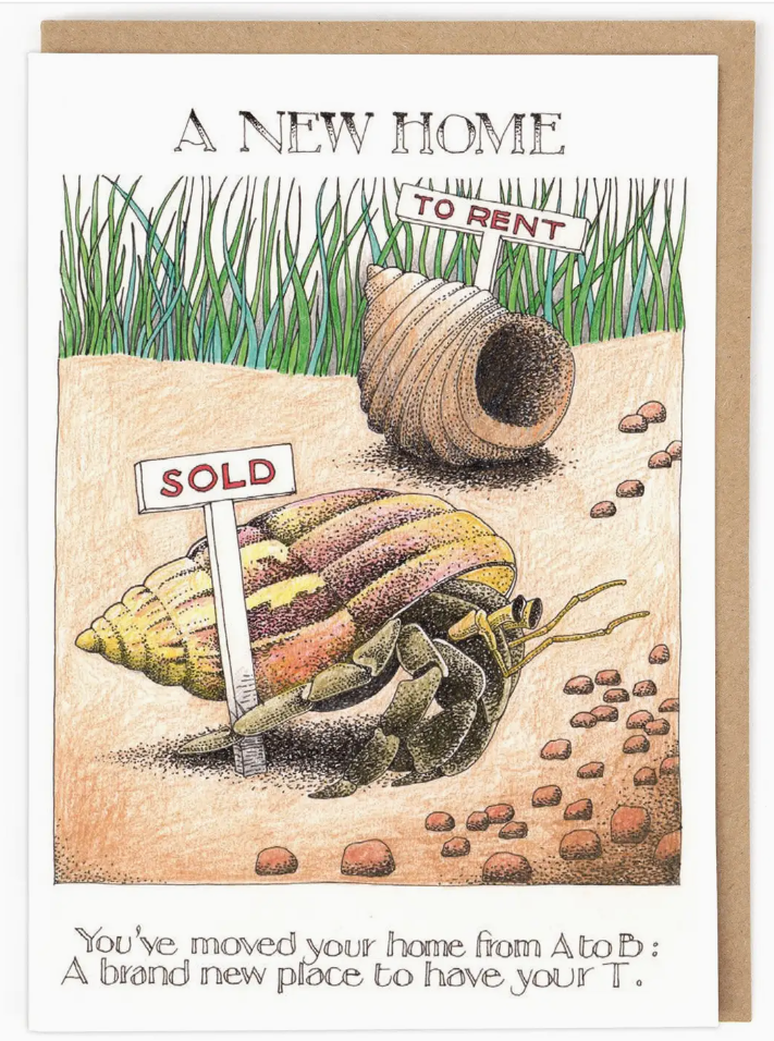 A New Home Card by Simon Drew