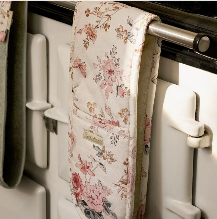 Vintage Rose Double Oven Glove