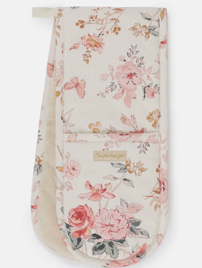 Vintage Rose Double Oven Glove