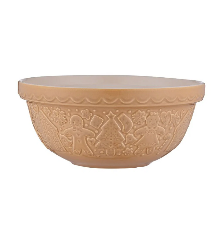 Gingerbread Lane Mixing Bowl in Cane - Size 24 (9.75-inches)