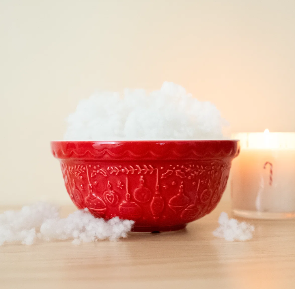 Deck the Halls Mixing Bowl in Red - Size 30 (8.25-inches)