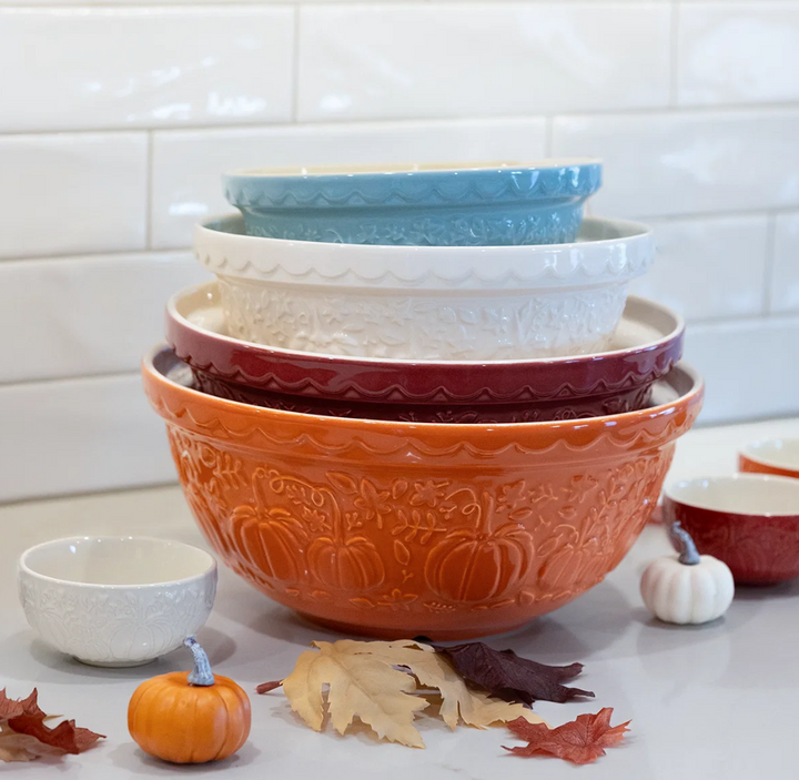 In the Pumpkin Patch Mixing Bowl in Cornflower - Size 30 (7.5-inches)
