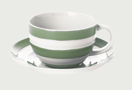 Cornishware Breakfast Cup & Saucer
