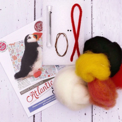 British Birds - Atlantic Puffin Needle Felting Kit